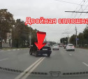 В Туле водитель «не заметил» двойную сплошную на пр. Ленина
