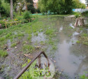 В Туле несколько дворов на Красноармейском проспекте затопило нечистотами