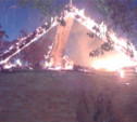 Ночью в Одоевском районе сгорела баня