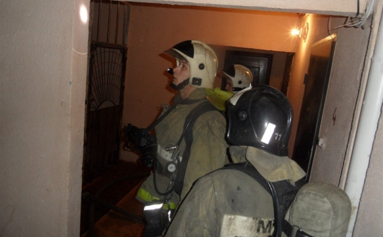 В Мясново в подъезде дома сгорел лифт
