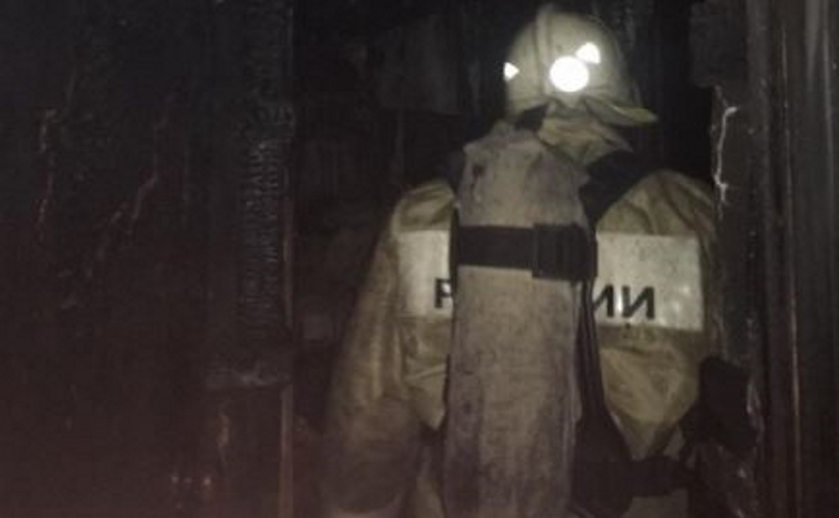 Пожар в Алексине унес жизнь двух человек