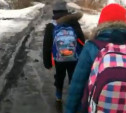 Под Тулой дети пешком ходят в школу 6 км через поле