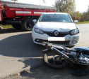В Суворовском районе водитель «Рено Сандеро» сбил мотоциклиста