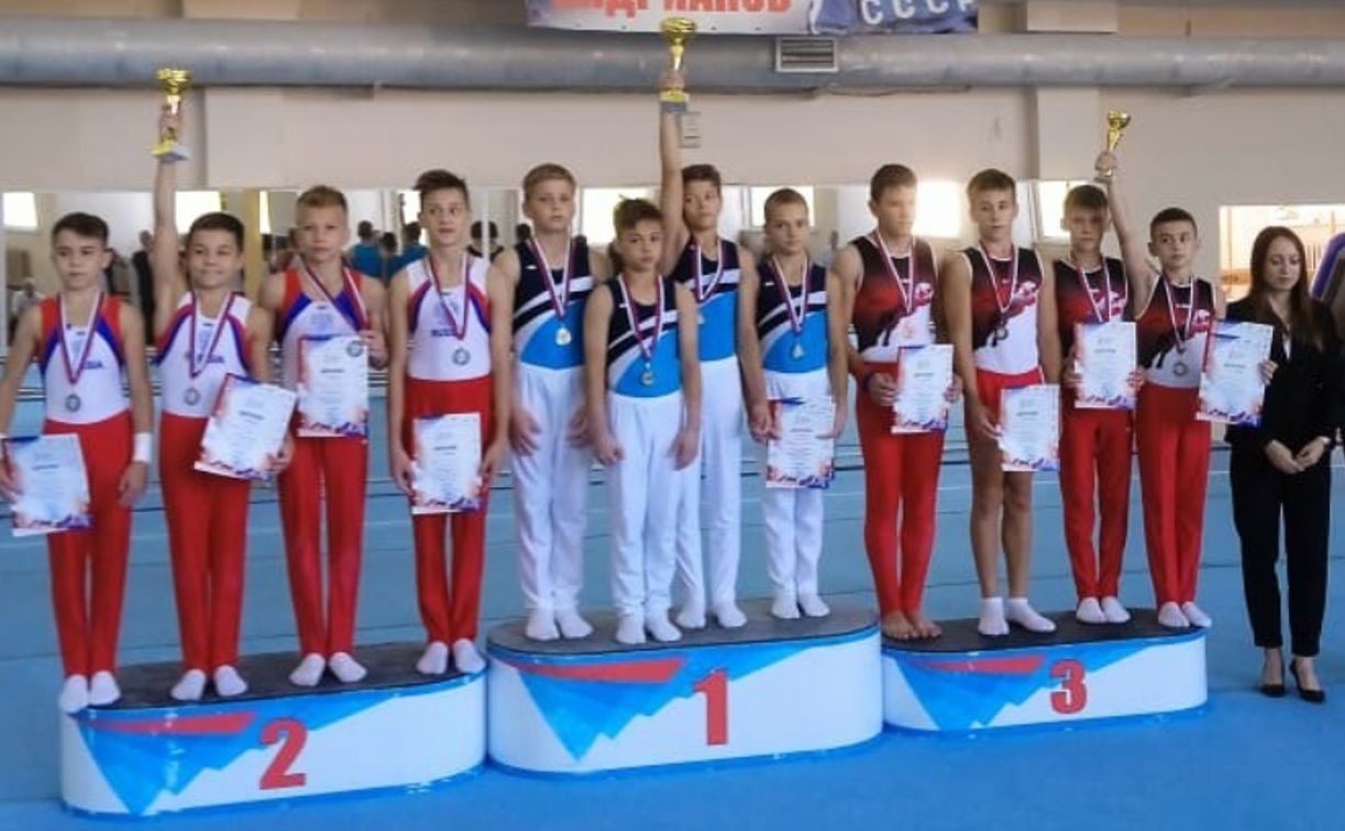 Сборная Тульской области по спортивной гимнастике стала бронзовым призером первенства ЦФО