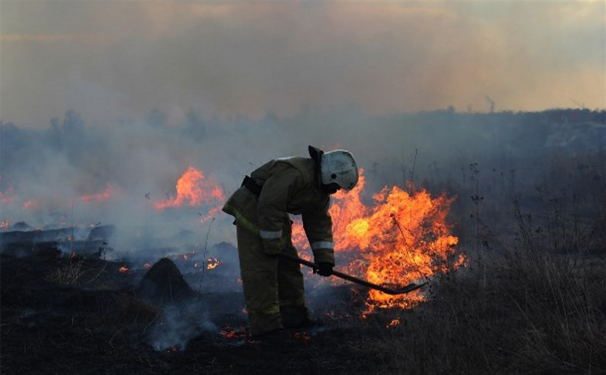 В Тульской области начался пожароопасный период