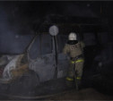 Два пожарных расчёта тушили в Туле горящую «Газель»