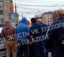 У рынка «Салют» в Туле пьяный мужчина напал на пенсионера