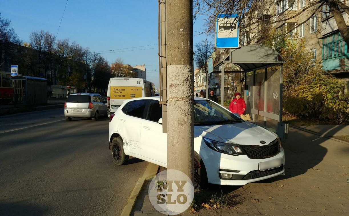 Из-за ДТП на улице Металлургов собралась пробка