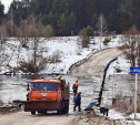 В Суворовском районе из-за паводка по двум мостам закрыли движение
