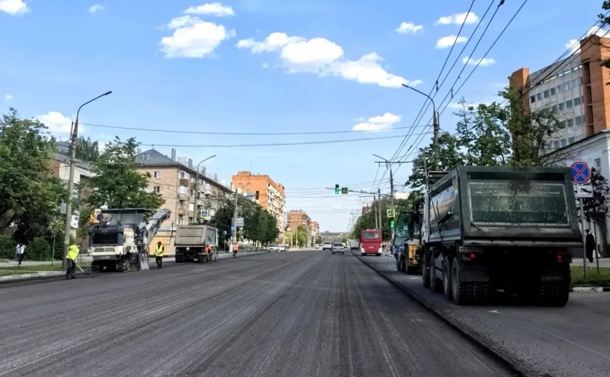 В Туле Красноармейский проспект отремонтируют до 1 октября 