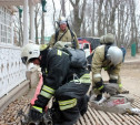 Тульские огнеборцы «потушили пожар» в Ясной Поляне