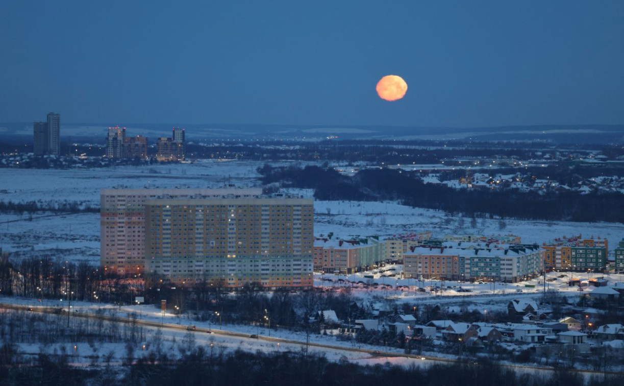 В ночь на 1 февраля туляки увидят огромную Снежную Луну