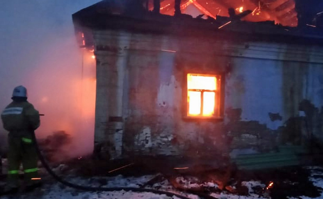 В Суворовском районе на пожаре погиб человек