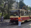 В Туле трамвай потерял пантограф