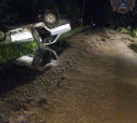 В Тульской области ВАЗ опрокинулся на крышу: пострадал водитель