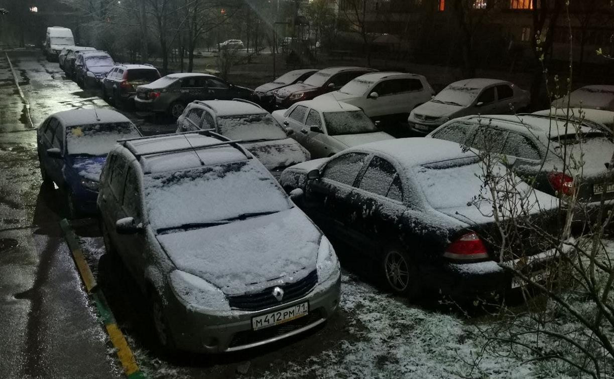 В Тульской области выпадет мокрый снег: ГИБДД обратилась к водителям из-за ухудшения погодных условий