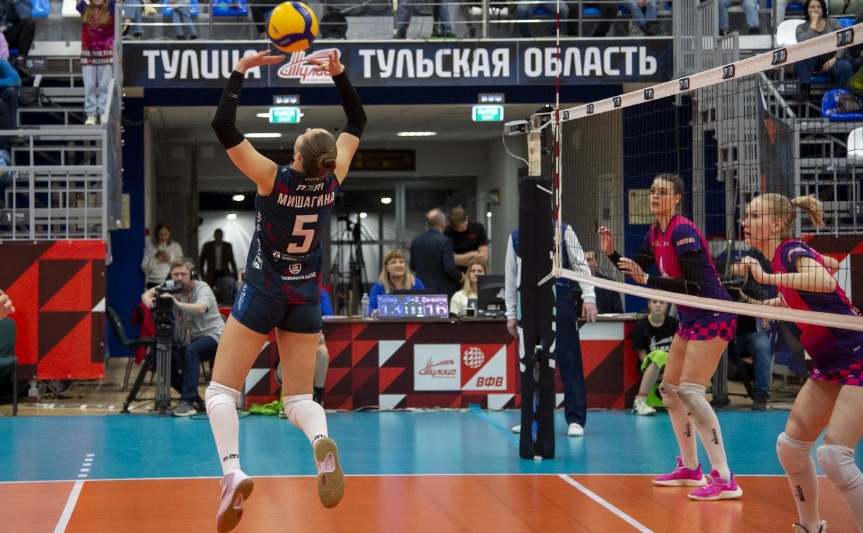 Спортсменки «Тулицы» одержали волевую победу в игре с «Заречье Одинцово»
