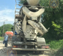 В Туле сотрудники ГИБДД поймали «бесправного» водителя бетономешалки