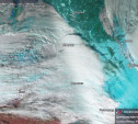 Роскосмос показал, как выглядел со спутника накрывший Тулу циклон «‎Ольга»