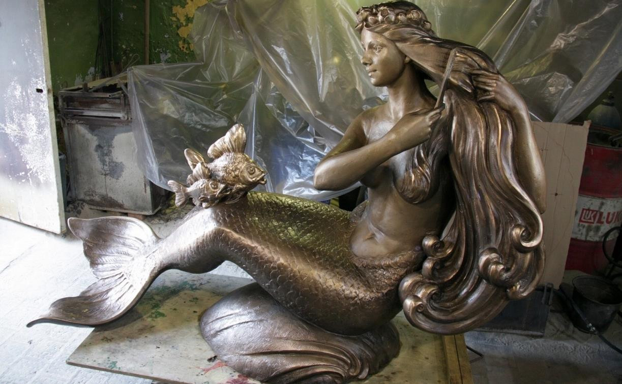 В Богородицке в Пушкинском сквере установят скульптуру русалочки
