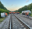 Крушение поезда в Узловском районе: движение восстановлено по одному пути 