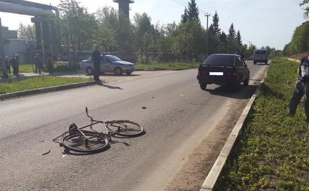 В Алексине водитель «Форда» сбил велосипедиста
