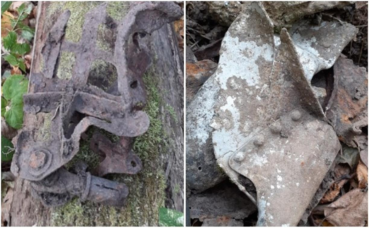 В Тульской области нашли обломки упавшего во время войны немецкого самолета