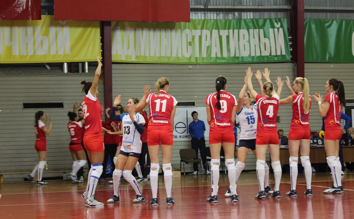 Волейбольная «Тулица» сыграла с московским «Лучом»