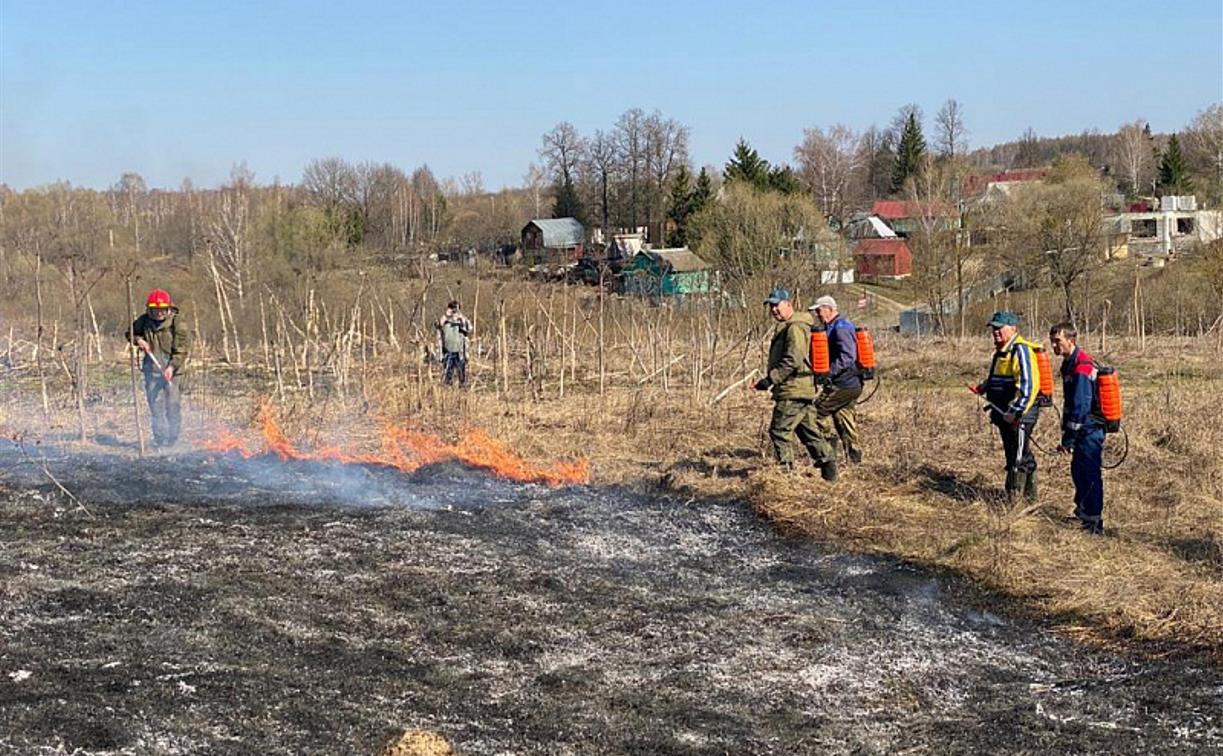 В д. Ивановке в Заречье прошли противопожарные учения