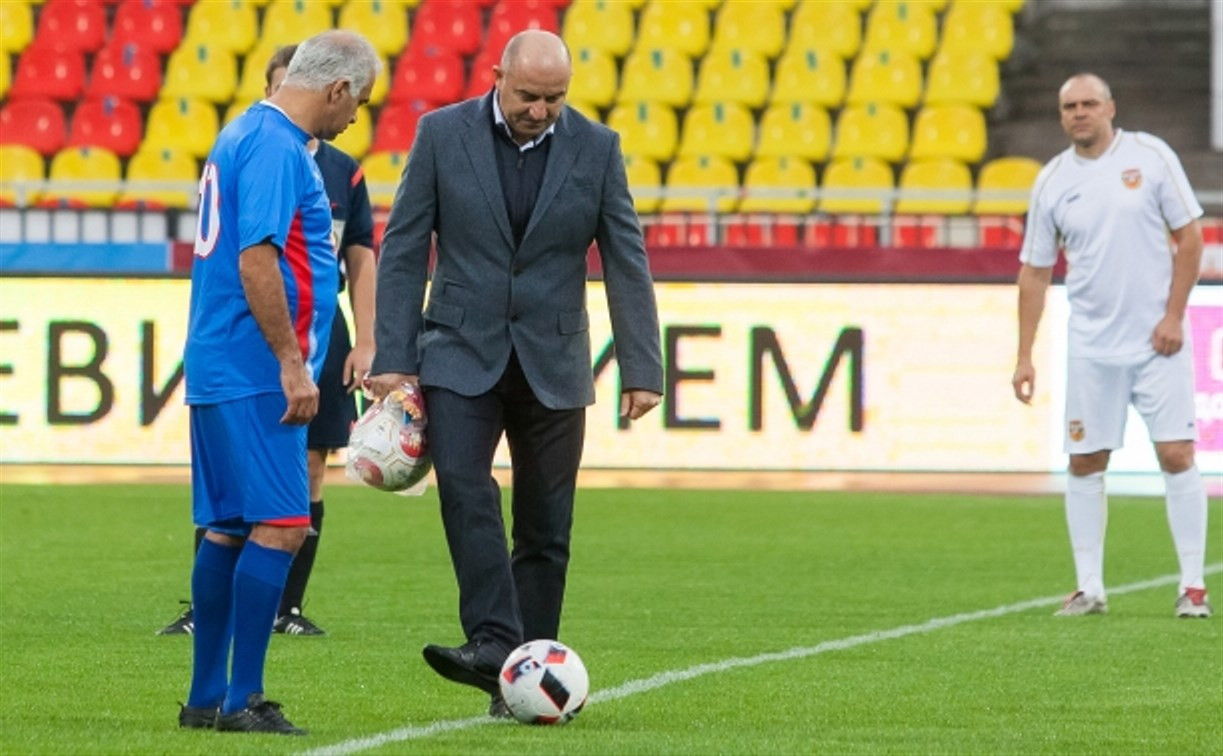 Главный тренер футбольной сборной России побывал в Туле