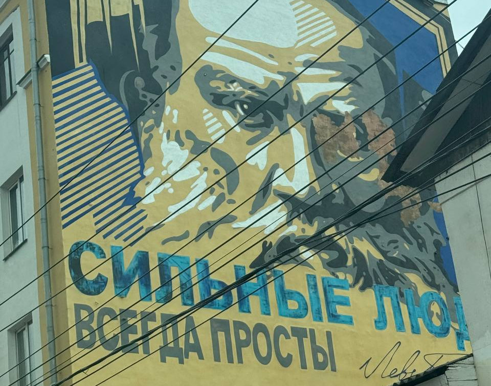 «Граф остался без глаза»: туляки обратили внимание на состояние граффити в Заречье