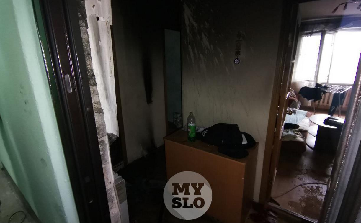 Пожар на ул. Пролетарской в Туле: фото с места и подробности происшествия