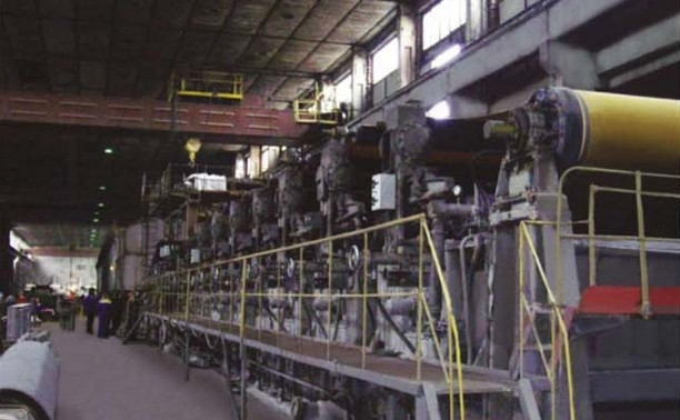 На Алексинской бумажно-картонной фабрике реконструируют производственную линию