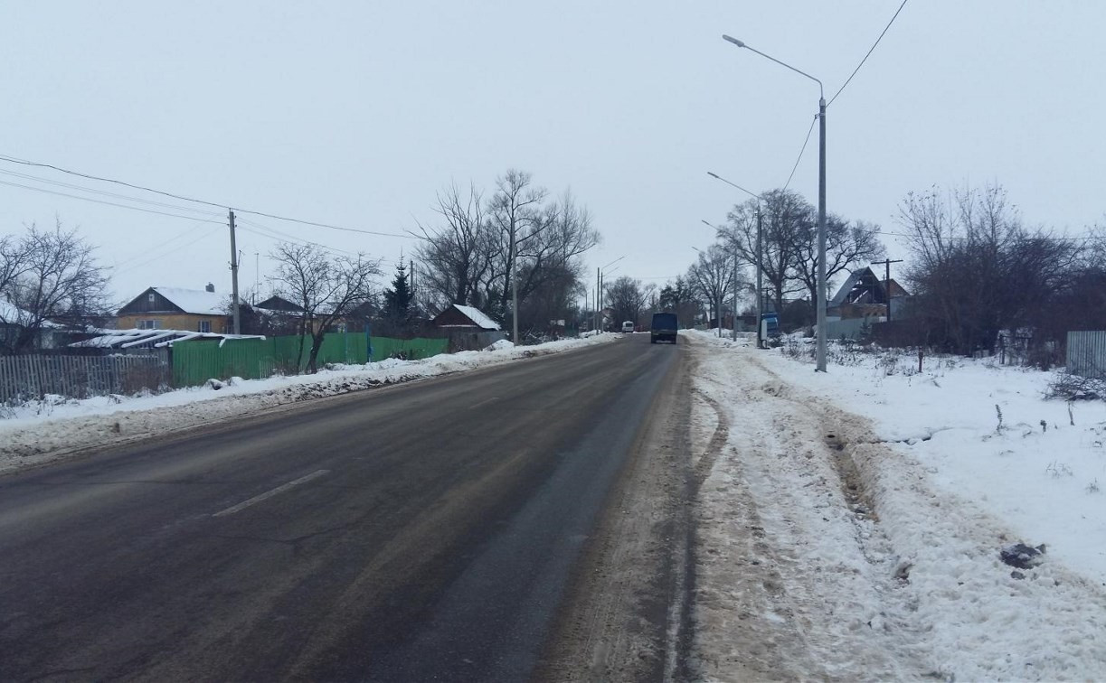 В Киреевском районе в девочку попала наледь с автомобиля