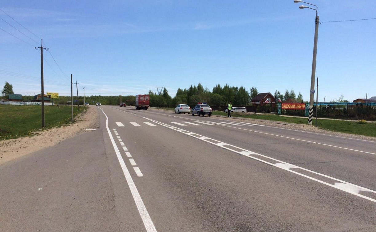 В Тульской области «Фольксваген» сбил пенсионера на пешеходном переходе