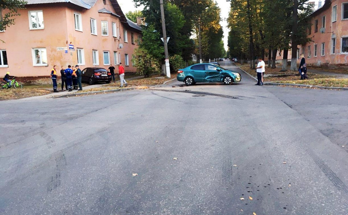 В Щёкино «Хендэ» протаранил жилой дом