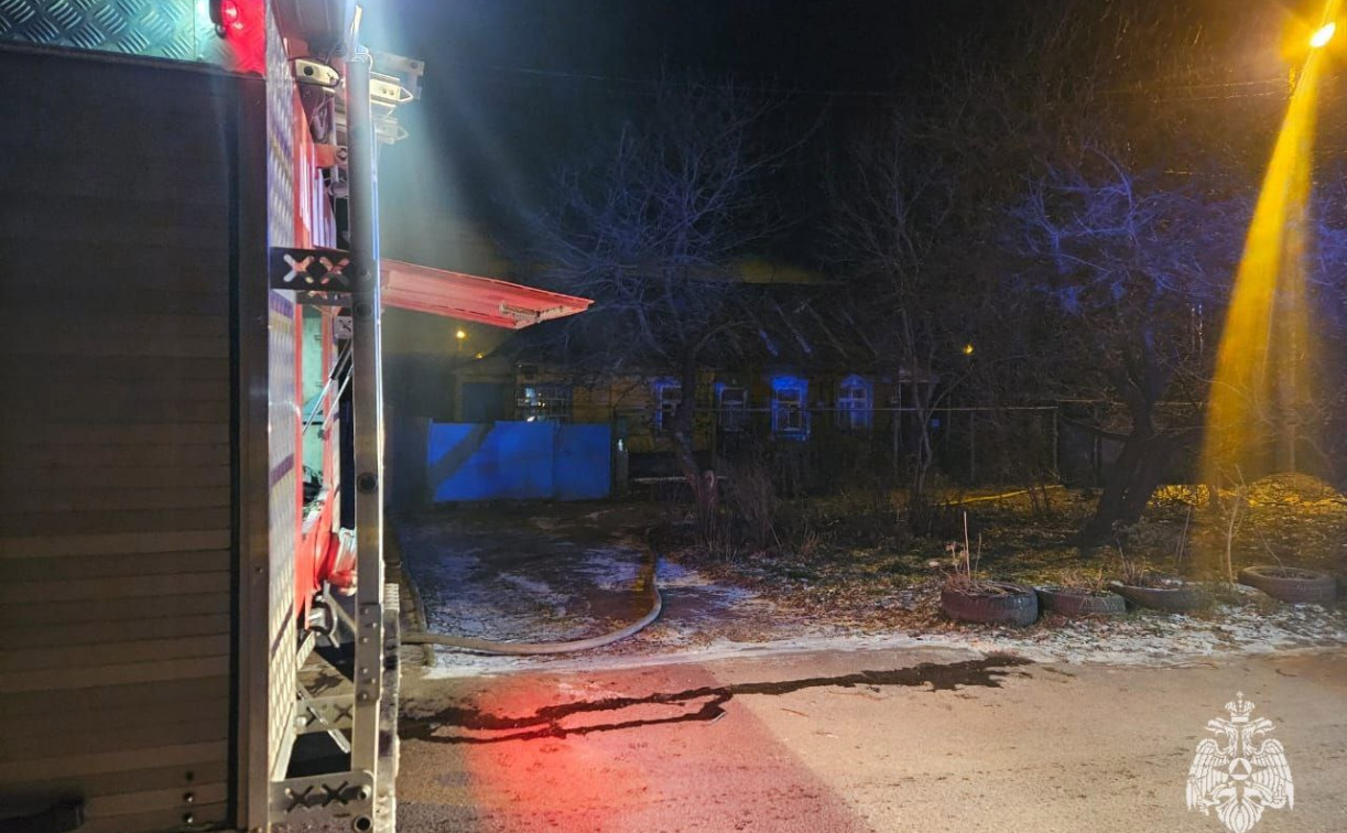 В Алексине мужчина погиб при пожаре в доме