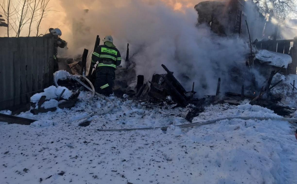 Пожар в Чернском районе: следователи проверят обстоятельства гибели пенсионера 