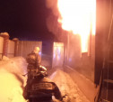 В селе Крапивна под Тулой сгорел дом