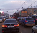 ДТП на проспекте Ленина спровоцировало огромную пробку