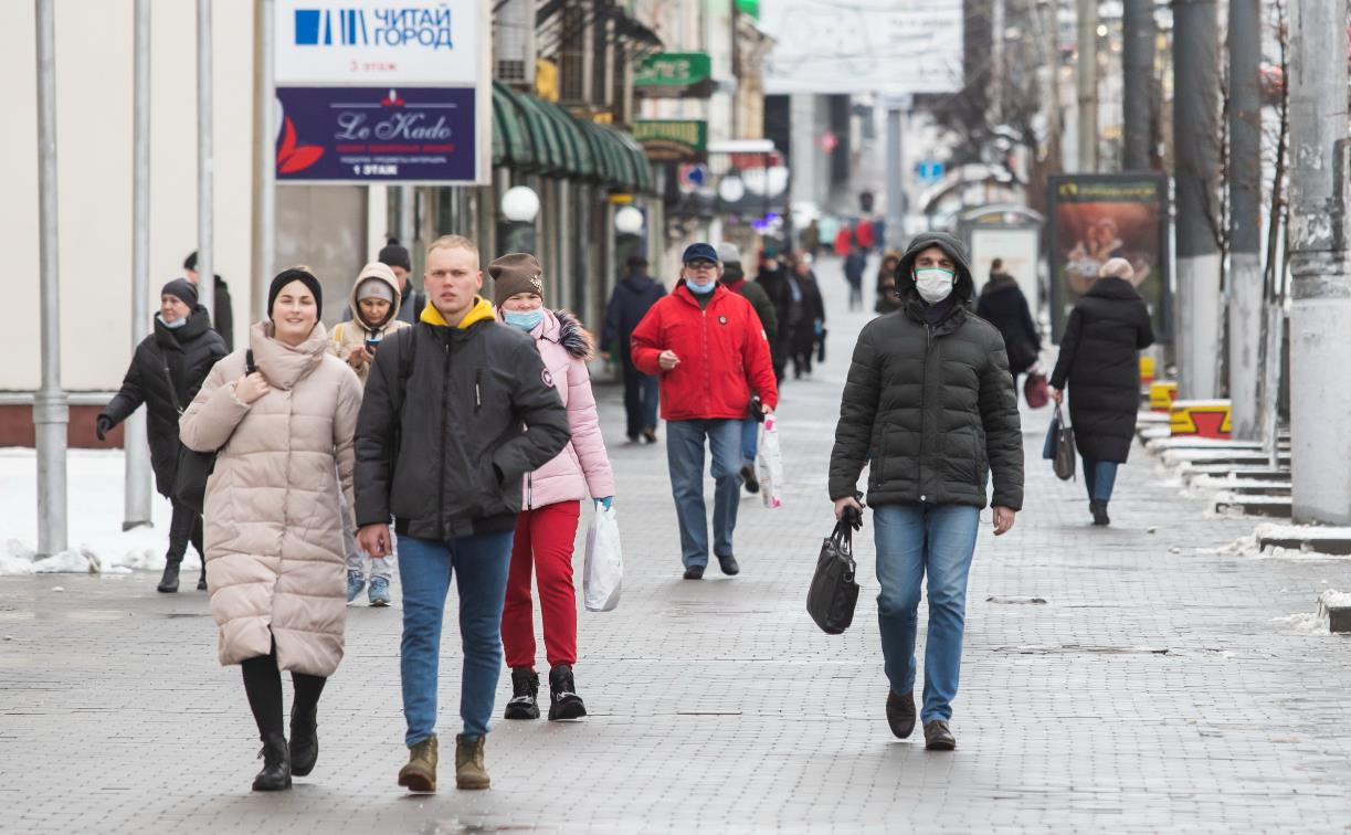 Статистика за сутки: в Тульской области 87 случаев заболевания и 10 смертей