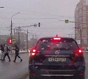 На пр. Ленина в Туле автомобилист совершил «неправильный» поворот