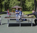 В Рогожинском парке поставили столы для тенниса и собираются очистить пруд