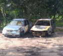 В Тульской области ночью сгорели сразу четыре автомобиля