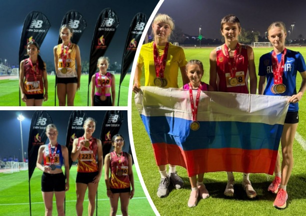 Тульские легкоатлеты привезли медали с международного турнира в Абу-Даби