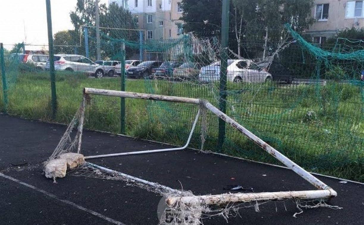 В Туле на девочку упали футбольные ворота: возбуждено дело о халатности