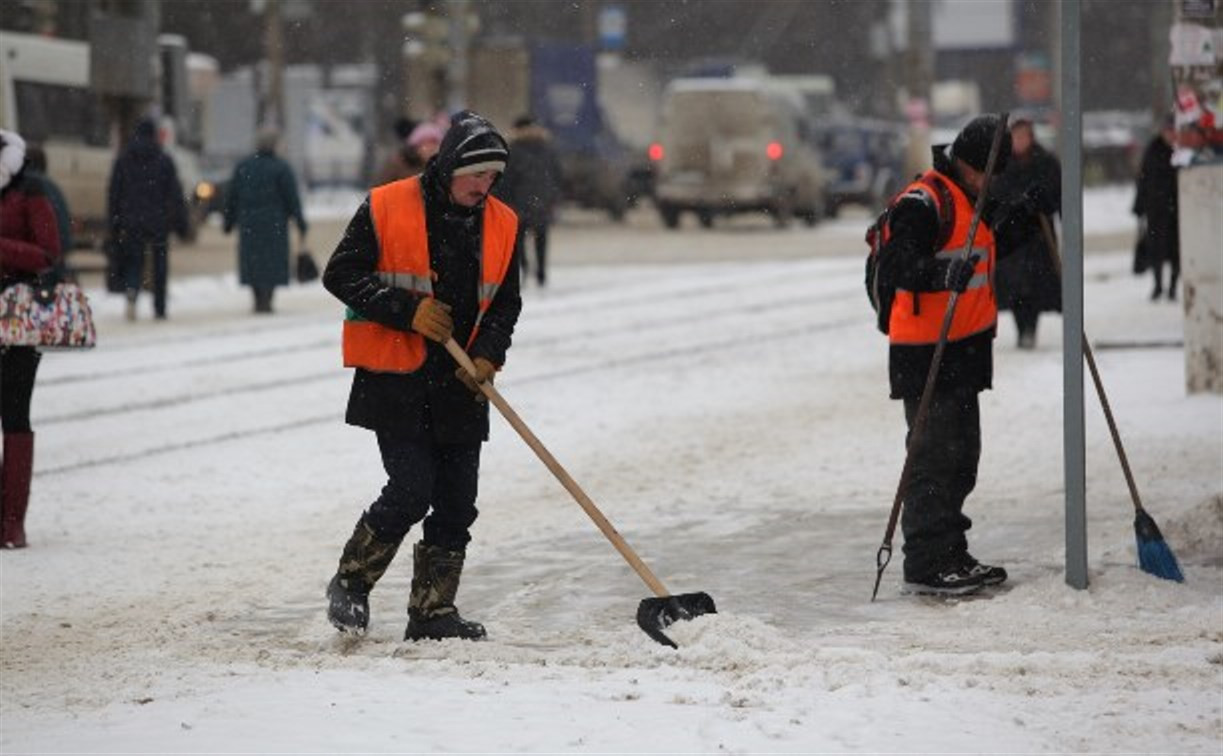 Тульские коммунальщики отчитаются по работе в снегопад