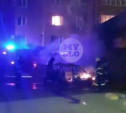 На ул. Ложевой сгорел брошенный автомобиль