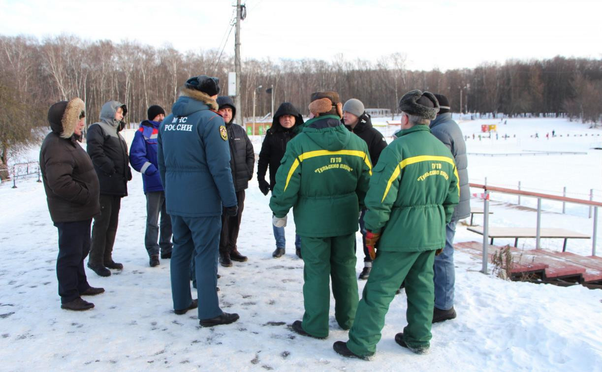 В Туле обсудили организацию Крещенских купаний в Белоусовском парке