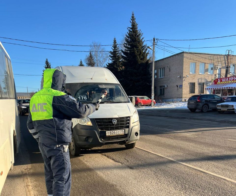 В Тульской области сотрудники ГАИ проверят маршрутки и автобусы